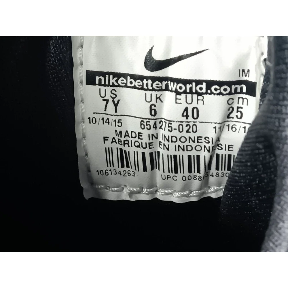 Nike Air Huarache Run Sneakers Size 7 Y Shoes Ultra Triple Black